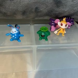 Three Pokémon mini figures